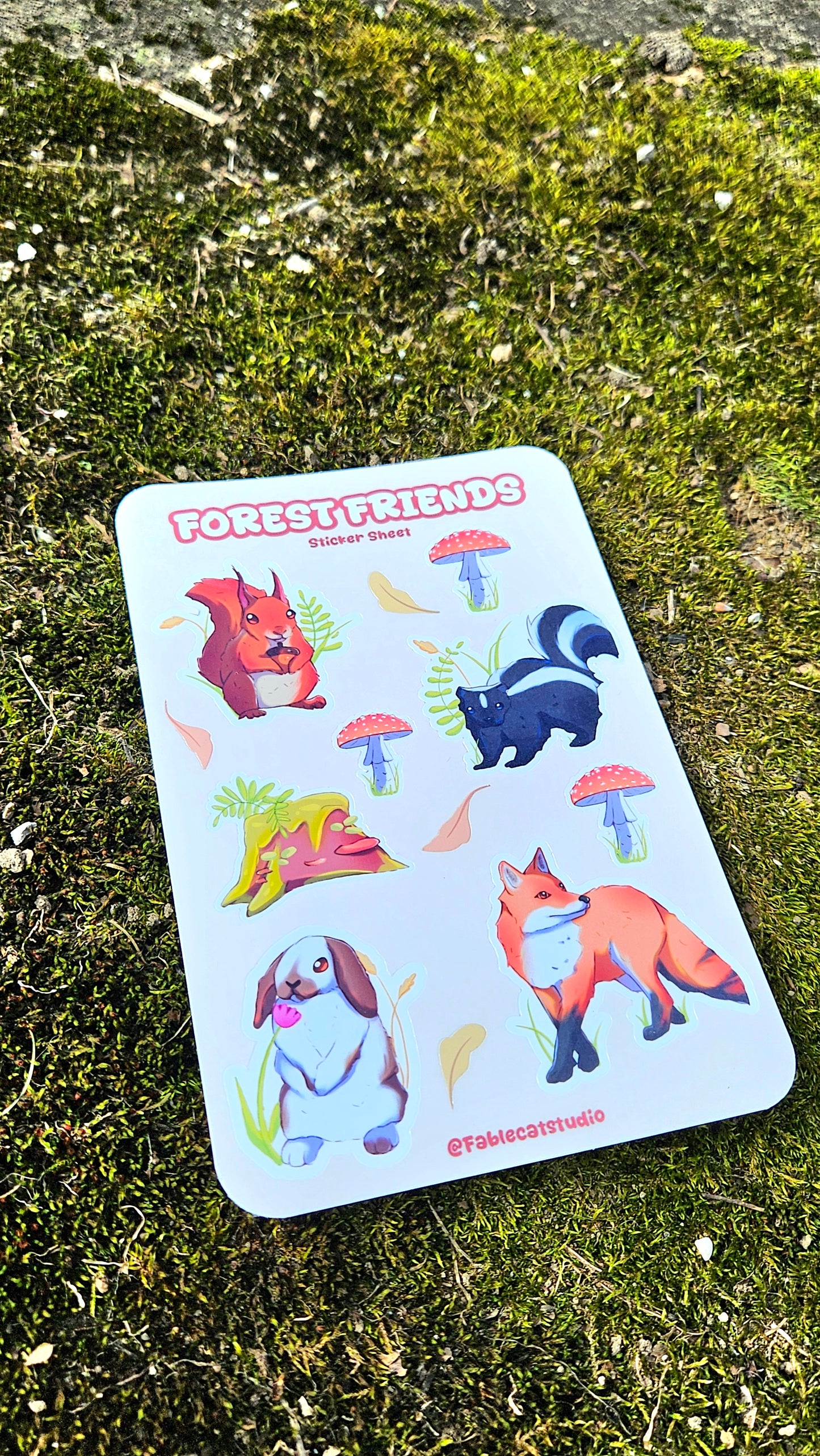 Forest Friends Sticker Sheet