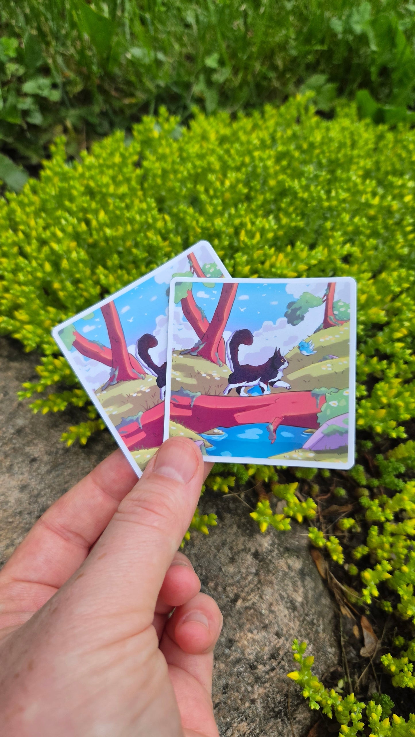 A Trip in The Forest Freya Vinyl Sticker