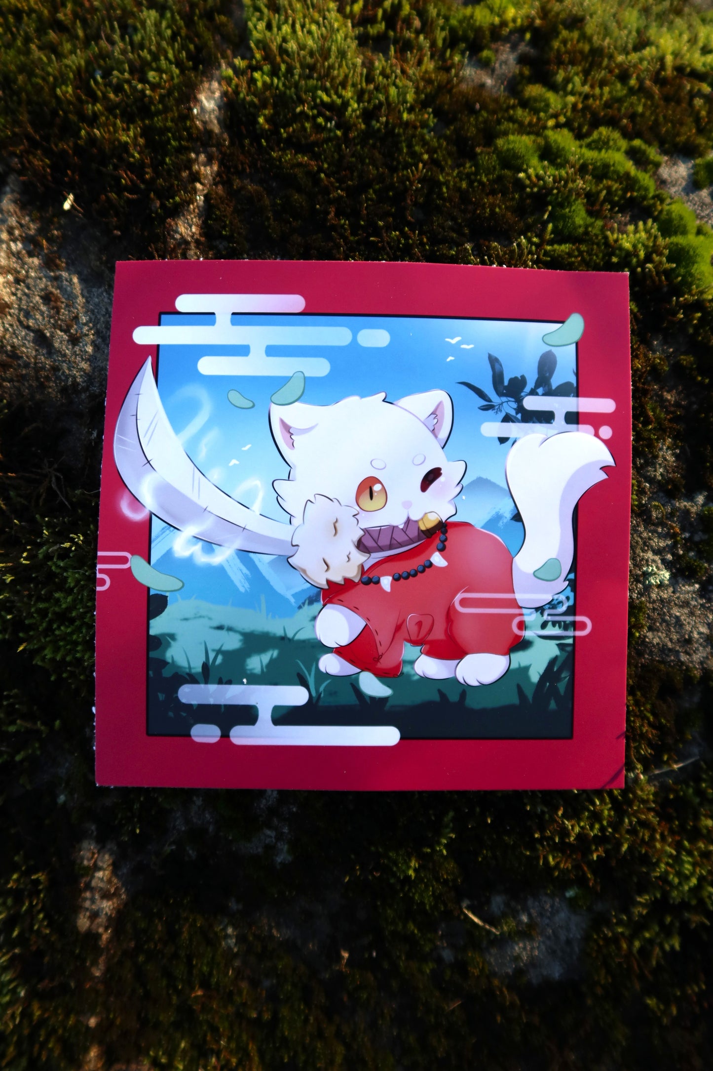 Square 6x6 Inuyasha Print