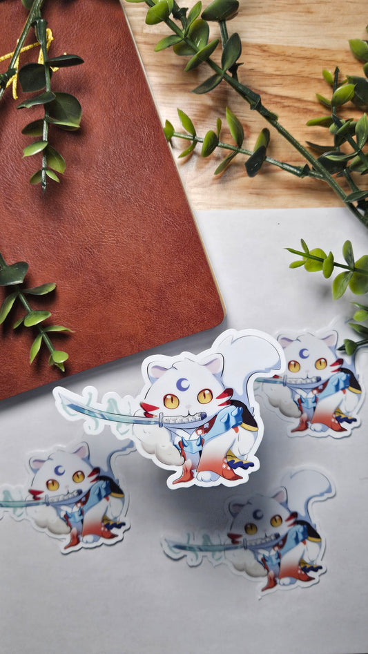 Cat Sesshomaru Sticker