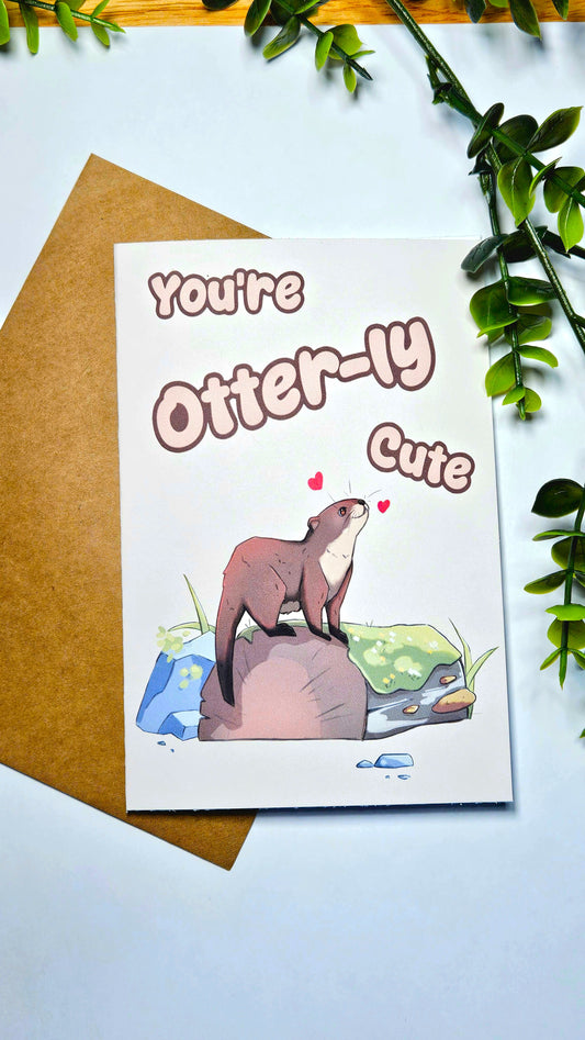 You're Otter-ly Cute Greeting Card