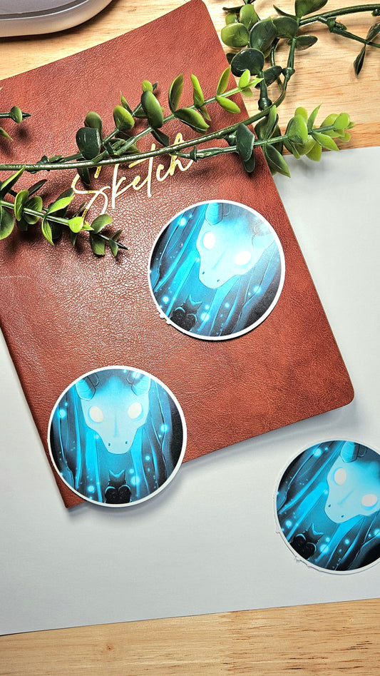 Freya & The Spirit Dragon vinyl sticker