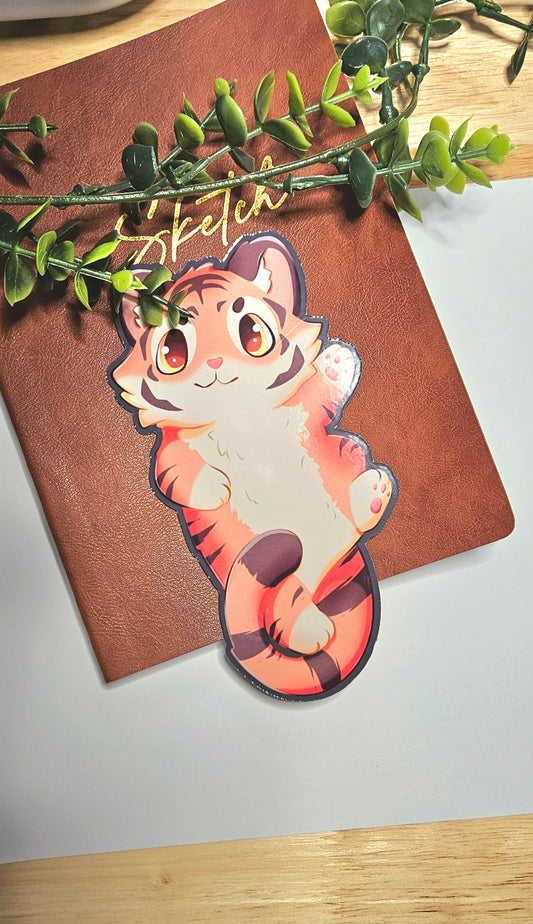 Tiger peeker bookmark