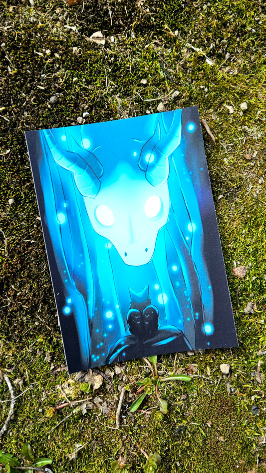 Spirit Dragon Art Print 5x7