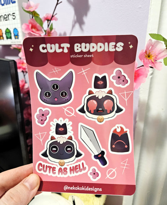 Cult Buddies Sticker Sheet