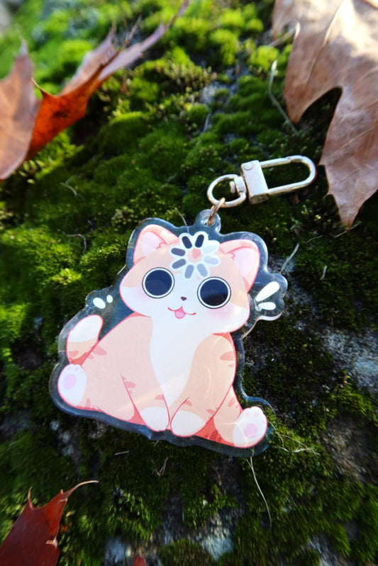 No Thoughts Acrylic Keychain