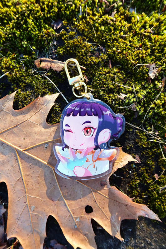 Zoey KDH Epoxy Keychain