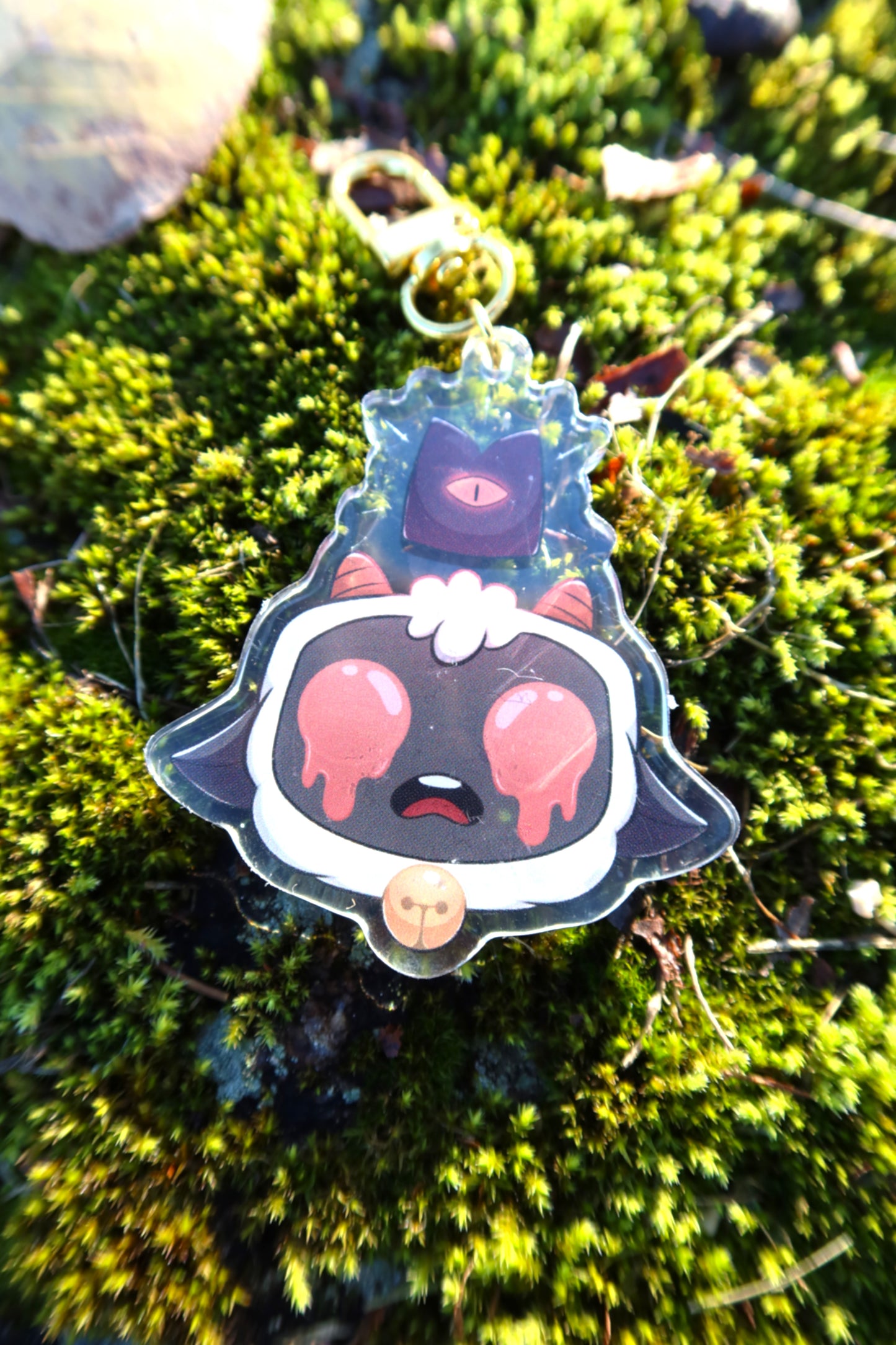 Possessed Lamb Double Sided Acrylic Keychain