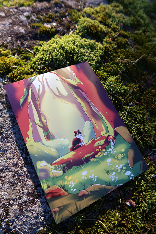 Hidden Grove Art Print 5x7